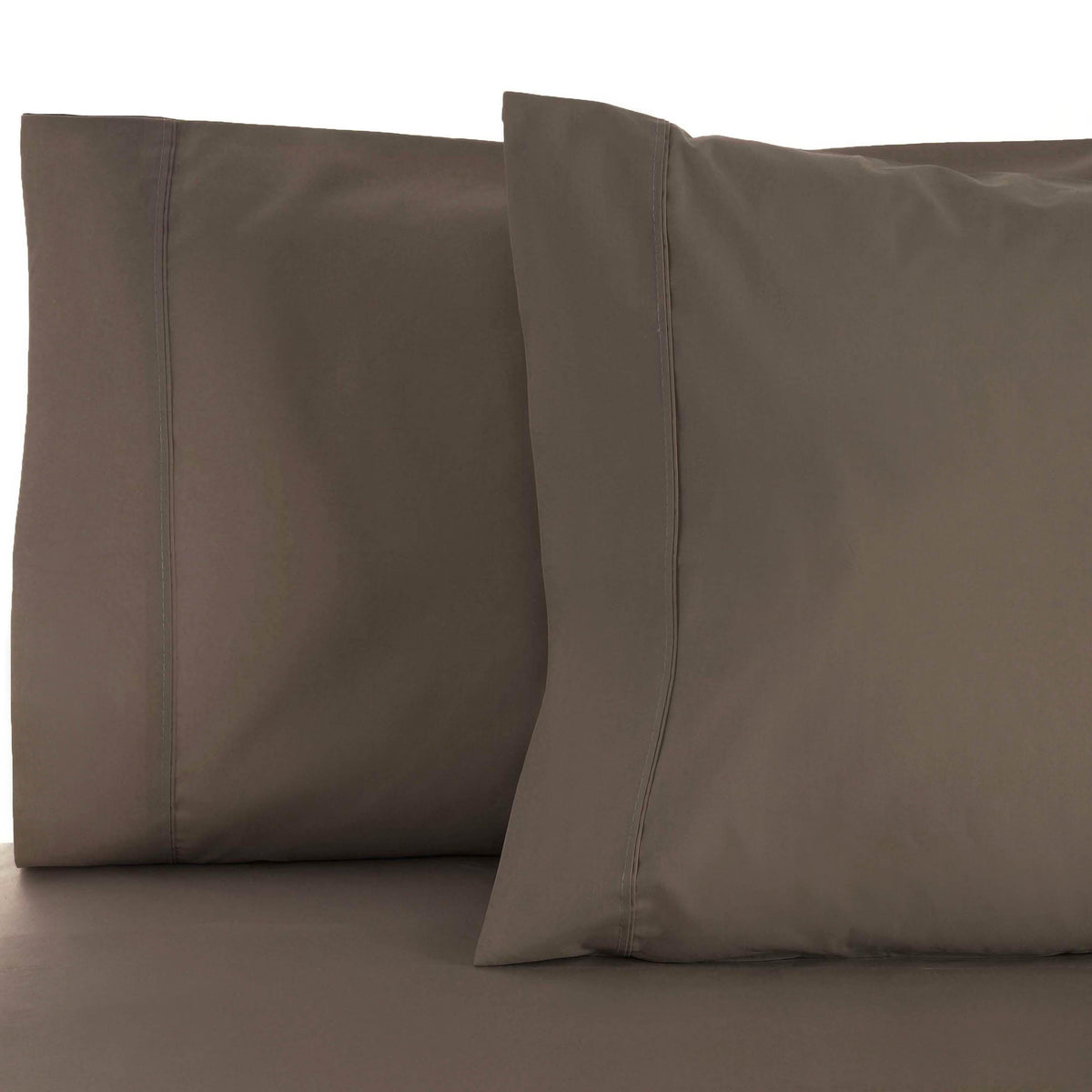 600 Thread Count Pillowcases Cotton Blend Solid Pillowcase Set