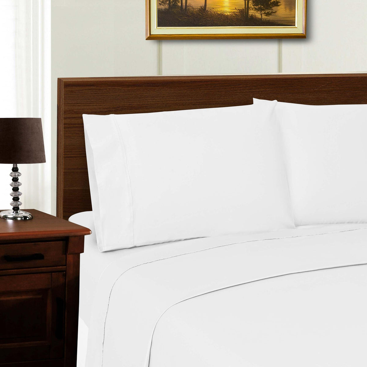 600 Thread Count Wrinkle Resistant Pillowcase Set