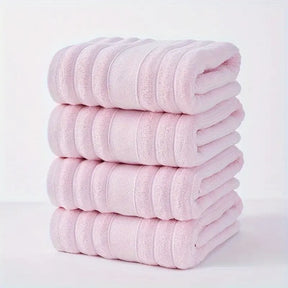 Soft Skin-Friendly Cotton Bath Towels | Pack of 4