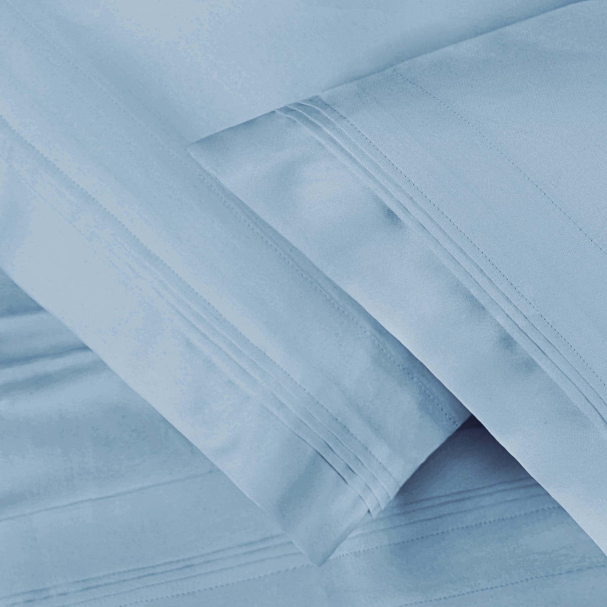 650 Thread Count Premium Egyptian Cotton Solid Pillowcase Set