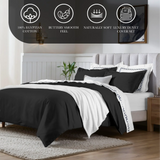 650 Thread Count Egyptian Cotton Solid Duvet Cover