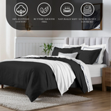 650 Thread Count Egyptian Cotton Solid Duvet Cover