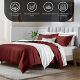 650 Thread Count Egyptian Cotton Solid Duvet Cover