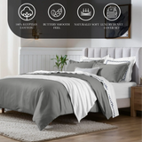 650 Thread Count Egyptian Cotton Solid Duvet Cover