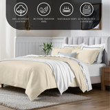 650 Thread Count Egyptian Cotton Solid Duvet Cover