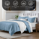 650 Thread Count Egyptian Cotton Solid Duvet Cover