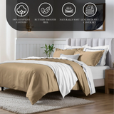 650 Thread Count Egyptian Cotton Solid Duvet Cover