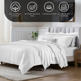 650 Thread Count Egyptian Cotton Solid Duvet Cover