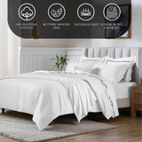 650 Thread Count Egyptian Cotton Solid Duvet Cover