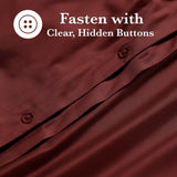 650 Thread Count Egyptian Cotton Solid Duvet Cover