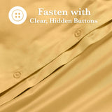 650 Thread Count Egyptian Cotton Solid Duvet Cover