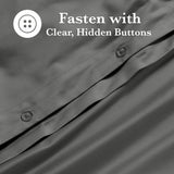 650 Thread Count Egyptian Cotton Solid Duvet Cover