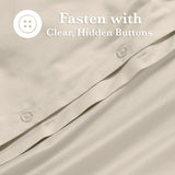 650 Thread Count Egyptian Cotton Solid Duvet Cover