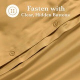 650 Thread Count Egyptian Cotton Solid Duvet Cover