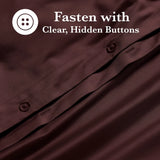 650 Thread Count Egyptian Cotton Solid Duvet Cover