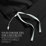 650 Thread Count Egyptian Cotton Solid Duvet Cover