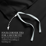 650 Thread Count Egyptian Cotton Solid Duvet Cover