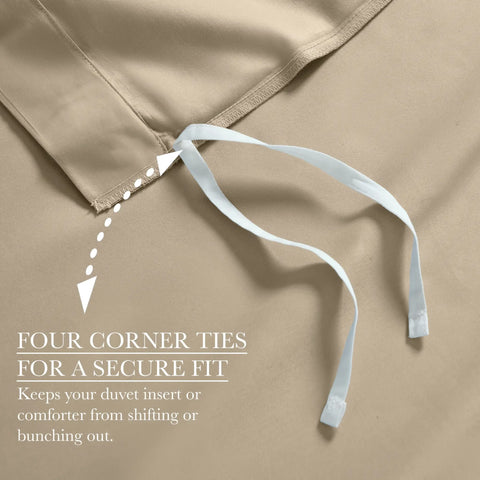650 Thread Count Egyptian Cotton Solid Duvet Cover