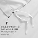 650 Thread Count Egyptian Cotton Solid Duvet Cover