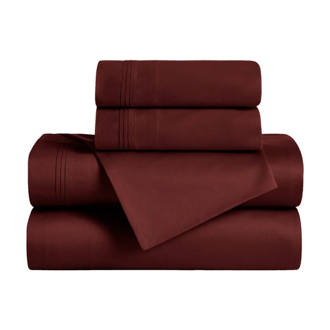 Egyptian Cotton Sateen Sheet Set 650 Thread Count