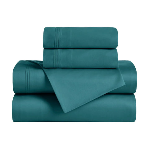 650 Thread Count Egyptian Cotton Bed Sheets - Sateen Weave
