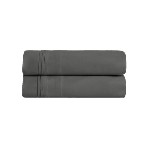 100% Egyptian Cotton 650 Thread Count Solid Pillowcase Set