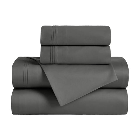 Egyptian Cotton Sateen Sheet Set 650 Thread Count