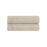 100% Egyptian Cotton 650 Thread Count Solid Pillowcase Set