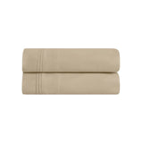 100% Egyptian Cotton 650 Thread Count Solid Pillowcase Set
