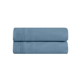 100% Egyptian Cotton 650 Thread Count Solid Pillowcase Set