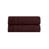 100% Egyptian Cotton 650 Thread Count Solid Pillowcase Set