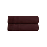 100% Egyptian Cotton 650 Thread Count Solid Pillowcase Set