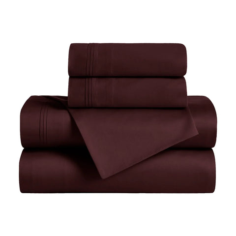 Egyptian Cotton Sateen Sheet Set 650 Thread Count