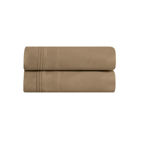 100% Egyptian Cotton 650 Thread Count Solid Pillowcase Set