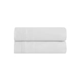 100% Egyptian Cotton 650 Thread Count Solid Pillowcase Set