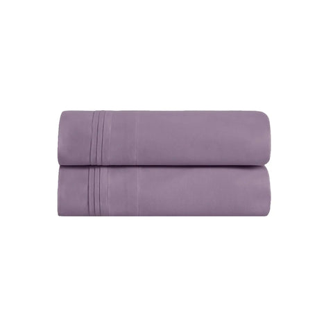 100% Egyptian Cotton 650 Thread Count Solid Pillowcase Set
