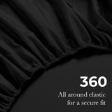 Egyptian Cotton Sateen Sheet Set 650 Thread Count