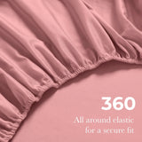 650 Thread Count Egyptian Cotton Bed Sheets - Sateen Weave