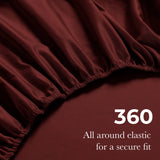 Egyptian Cotton Sateen Sheet Set 650 Thread Count
