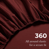 650 Thread Count Egyptian Cotton Bed Sheets - Sateen Weave
