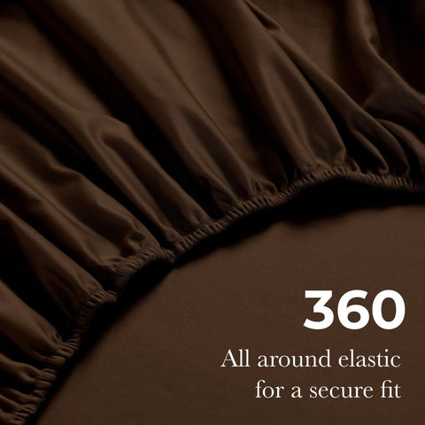 650 Thread Count Egyptian Cotton Bed Sheets - Sateen Weave