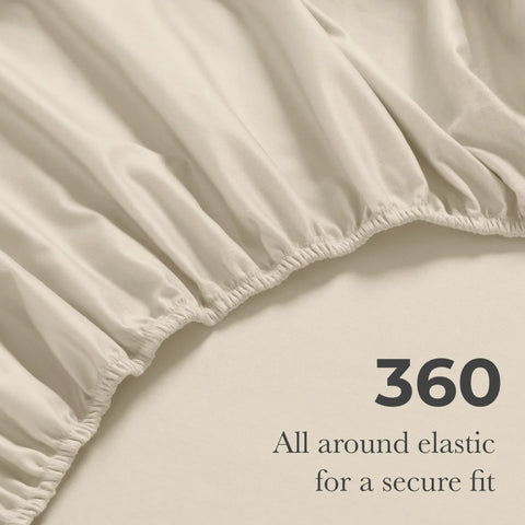 650 Thread Count Egyptian Cotton Bed Sheets - Sateen Weave
