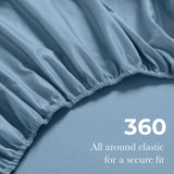 650 Thread Count Egyptian Cotton Bed Sheets - Sateen Weave