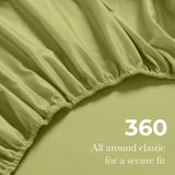 650 Thread Count Egyptian Cotton Bed Sheets - Sateen Weave