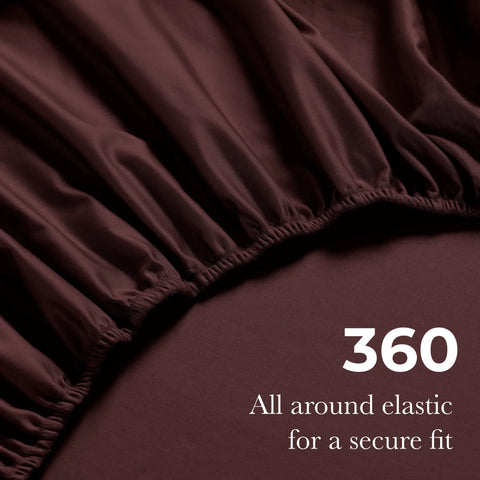 Egyptian Cotton Sateen Sheet Set 650 Thread Count