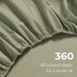 650 Thread Count Egyptian Cotton Bed Sheets - Sateen Weave