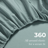 Egyptian Cotton Sateen Sheet Set 650 Thread Count