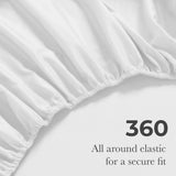 650 Thread Count Egyptian Cotton Bed Sheets - Sateen Weave