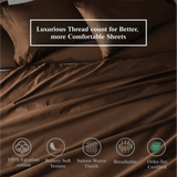 Egyptian Cotton Sateen Sheet Set 650 Thread Count