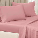 100% Egyptian Cotton 650 Thread Count Solid Pillowcase Set